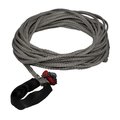 Lockjaw Synthetic Winch Line w/ Integraded Shackle, 1/4" x 75Ft 20-0250075